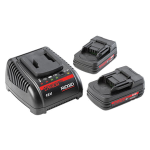RIDGID 18v Batteries and Charger